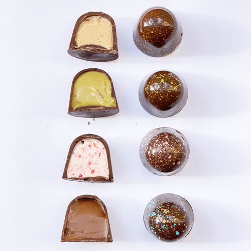 Mini praline 160g box pistać-malina