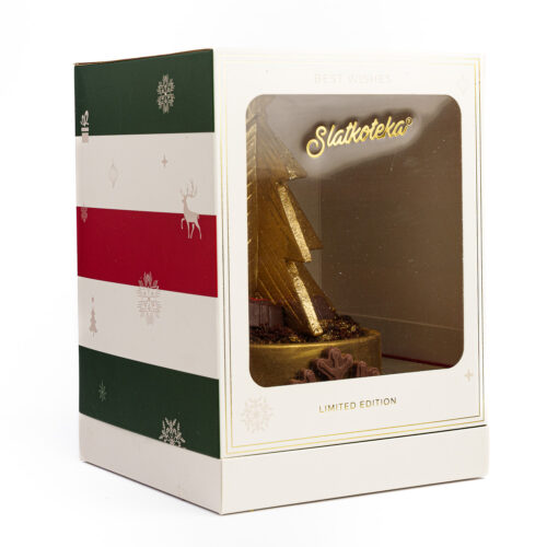 Čokoladna saksija sa novogodišnjom jelkom 650g