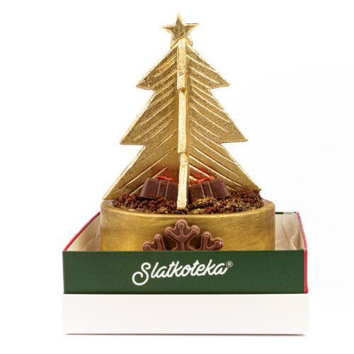 Čokoladna saksija sa novogodišnjom jelkom 650g