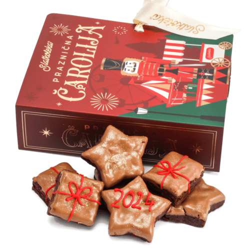 Božićna knjiga sa brownie zalogajima 650g