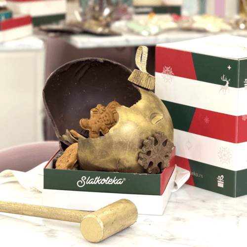 Čokoladna novogodišnja kugla